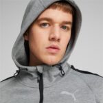 Ensemble ADULTS PUMA Evostripe Full-Zip GRIS – Image 5