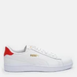 Chaussure PUMA Smash v2 L BLANC/ROUGE – Image 2