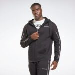 Ensemble ADULTS REEBOK te piping fz NOIR