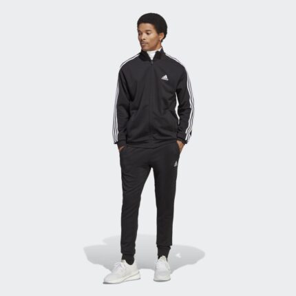 Ensemble ADIDAS  basic 3-stripes tricot NOIR