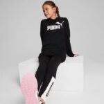 Robe à capuche Essentials Logo Enfant et Adolescent NOIR – Image 2