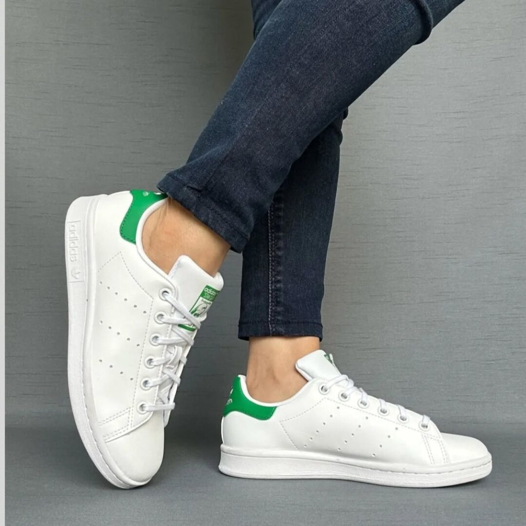 baskets-adidas-stan-smith-white-green-original-algerie-dz-13.jpg Baskets Adidas Stan Smith White Green – Image 1