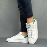Baskets Adidas Stan Smith White Green – Image 2