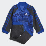 Survêtement Adidas BBALL JOG FT Noir/Bleu Unisexe