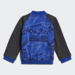 Survêtement Adidas BBALL JOG FT Noir/Bleu Unisexe – Image 3