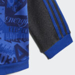 Survêtement Adidas BBALL JOG FT Noir/Bleu Unisexe – Image 6
