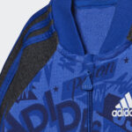 Survêtement Adidas BBALL JOG FT Noir/Bleu Unisexe – Image 7