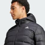 Doudoune à Capuche Adidas Essentials 3-Bandes – Image 12