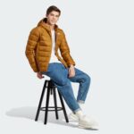Doudoune à Capuche Adidas Essentials 3-Bandes – Image 8