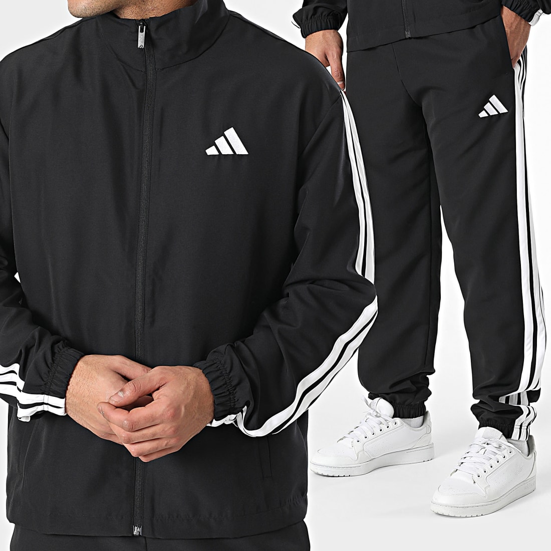 ensemble-de-survetement-adidas-sportswear-basic-original-algerie-dz-5.jpg Ensemble de Survêtement Adidas Sportswear Basic – Image 1