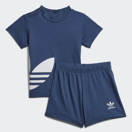 Ensemble Adidas Big Trefoil : TShirt et Short pour Enfants