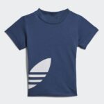 Ensemble Adidas Big Trefoil : TShirt et Short pour Enfants – Image 2