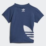 Ensemble Adidas Big Trefoil : TShirt et Short pour Enfants – Image 3