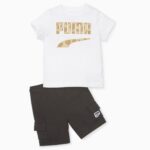 Ensemble Puma Minicats DOWNTOWN : T-Shirt et Short pour Enfant