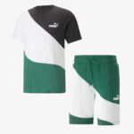 Ensemble Puma Power Cat: T-Shirt et Short pour Hommes – Image 2