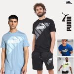 Ensemble PUMA POWER Graphic : T-Shirt et Short pour Hommes