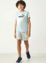 Ensemble Puma POWER Graphic : TShirt et Short pour Enfants – Image 3