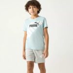 Ensemble Puma POWER Graphic : TShirt et Short pour Enfants