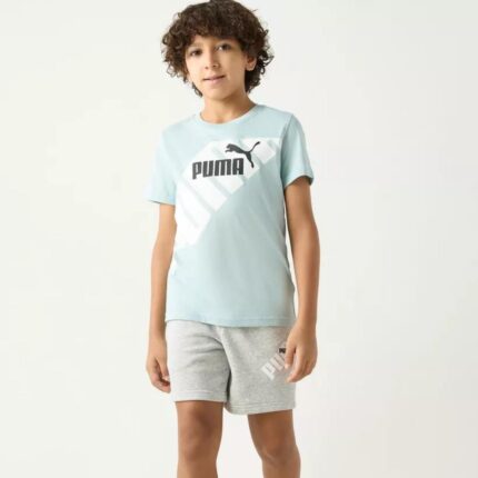 Ensemble Puma POWER Graphic : TShirt et Short pour Enfants