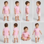 Ensemble short et t-shirt Minicats Essentials Bébé – Image 2