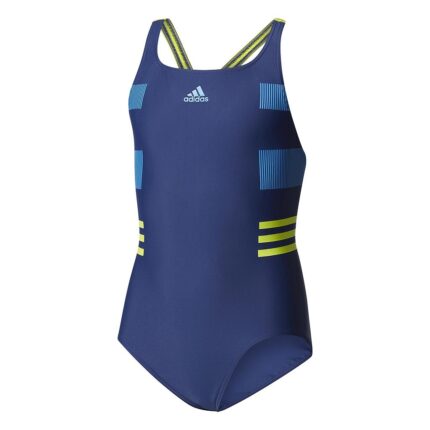 Maillot De Bain Adidas Infinitex 1 Pièce Fille – Bleu