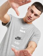 Ensemble homme nike gris avec logo multicolore – Image 5