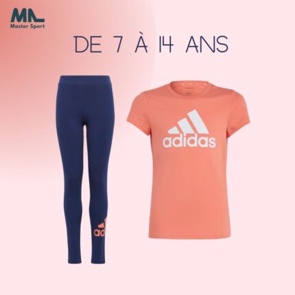 Ensembles Fille Adidas en coton Essentials Big Logo