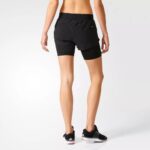 Short Adidas 2 en 1 Climalite pour Femmes – Image 2