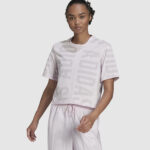 T-shirt Adidas court avec logo imprimé