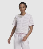 T-shirt Adidas court avec logo imprimé