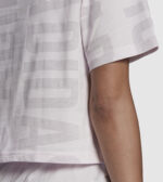 T-shirt Adidas court avec logo imprimé – Image 4