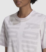 T-shirt Adidas court avec logo imprimé – Image 5