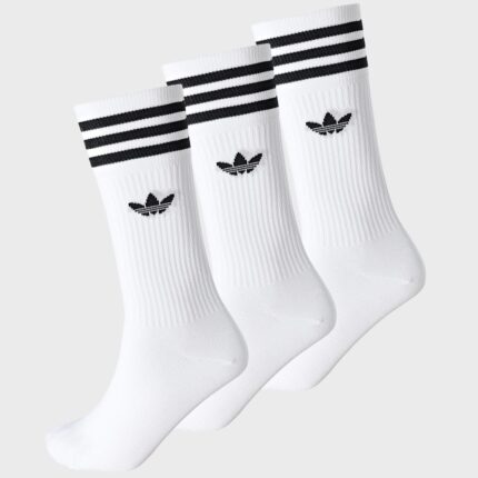 Image de Chaussettes mi-mollet Adidas 3 bandes (3 paires)  - Original Algérie Master Sport DZ