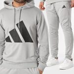 Image de Ensemble de survêtement Adidas M 3S FT TT TS JC5389-1 - Original Algérie Master Sport DZ