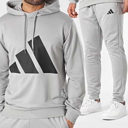 Image de Ensemble de survêtement Adidas M 3S FT TT TS JC5389-1 - Original Algérie Master Sport DZ