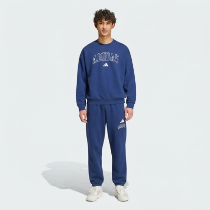 Image de Ensemble de survêtement Adidas Seasonal Essentials Collegiate French Terry Crew KF4252-1 - Original Algérie Master Sport DZ
